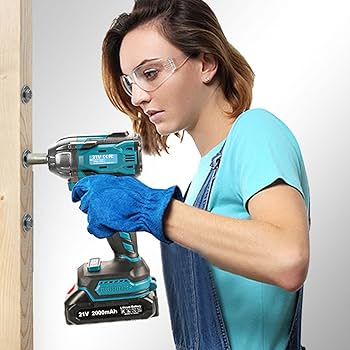 Cordless Impact Wrench, 21V Torque Power Impact Driver, 1/2