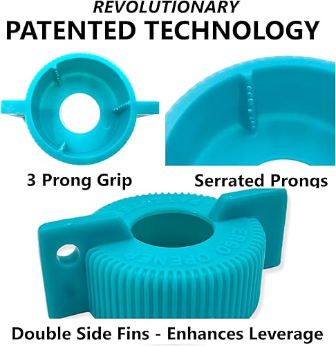 Miniatura 3 de Paquete de 3 abridores de botellas de agua ERGO OPENER  Sufren de artritis, ancianos mayores, manos débiles  Herramienta de apertura de botellas de