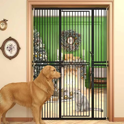 74.8" Extra Tall Pet Gate for Cat, 29.5"-51.6" Extra Wide