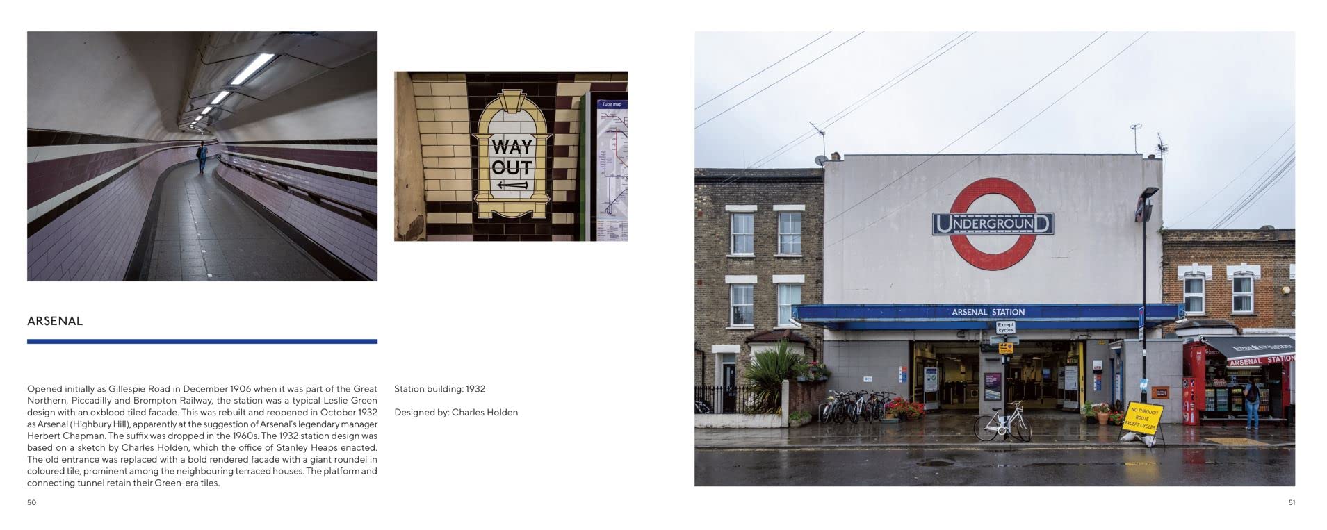London Tube Stations 1924-1961 /anglais