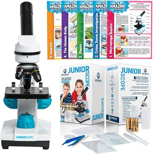 JuniorScope Microscopio para niños galardonado 2016 entre los 5 mejores por Top Ten Reviews