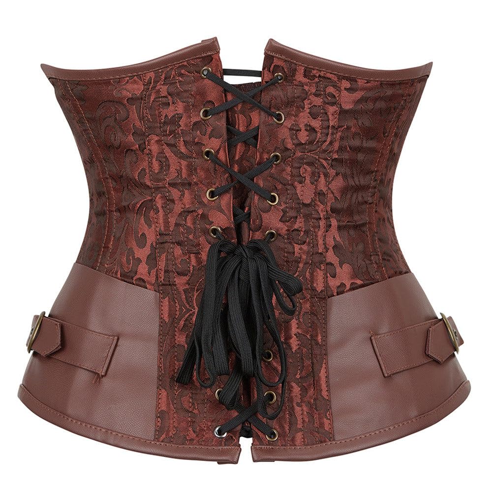 Paski szelki damski gorset gorset top skórzany gorset pod biustem kobiety gorset kształt gorsetu bielizna wyszczuplający pas plus size S-2XL