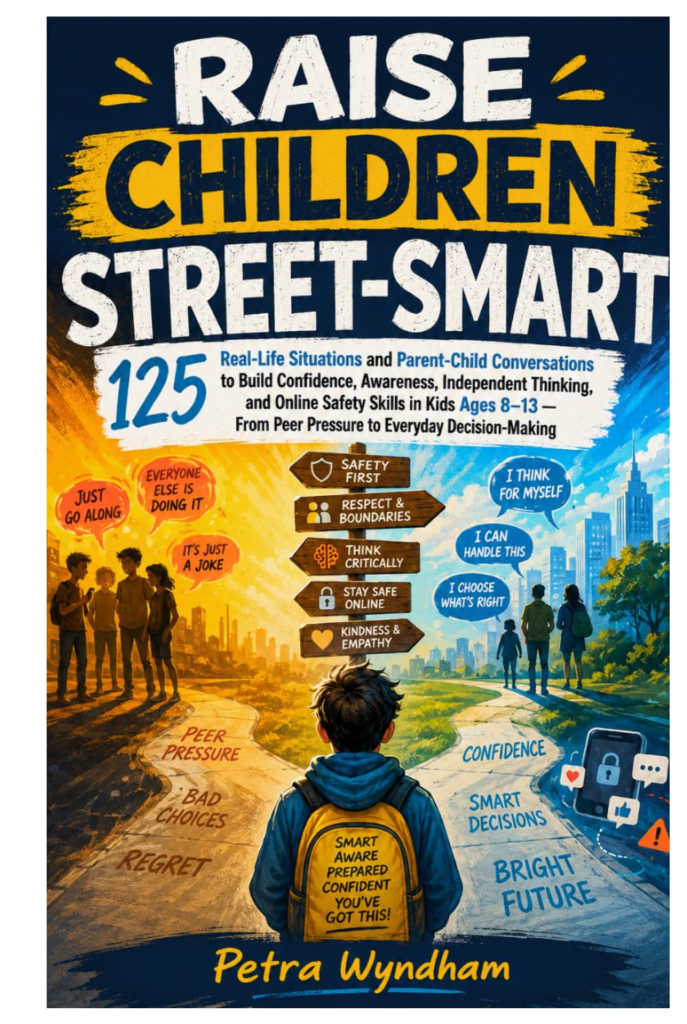 Raise Children Street-Smart: 125 Real-Life Situations and Parent-Child Conversations to Build Confidence, Awareness, Independent Thinking, and Online ... Peer Pressure to Everyday Decision-Making