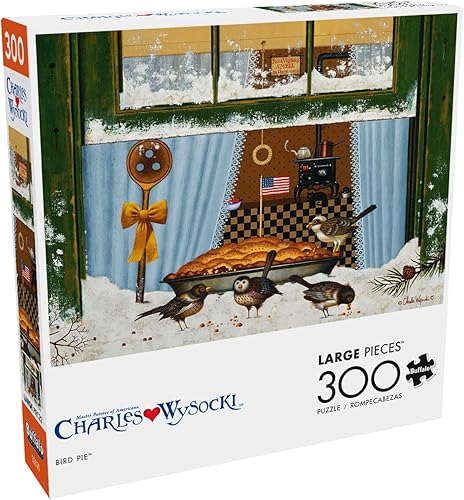 Miniatura 3 de Buffalo Games - Charles Wysocki - Bird Pie - Rompecabezas de 300 piezas grandes para adultos rompecabezas desafiante perfecto para noches de juego -