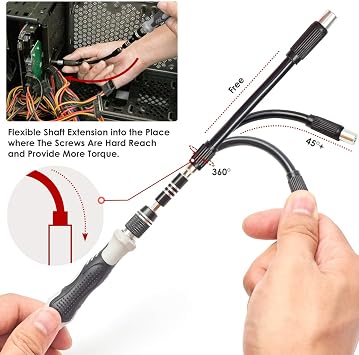 Sharden Hassas tornavida seti, 122'si 1 arada elektronik manyetik onarım alet seti, onarım bilgisayar, iPhone, PC, cep telefonu, dizüstü bilgisayar, Nintendo, PS4, oyun konsolu, saat, gözlük vb. için