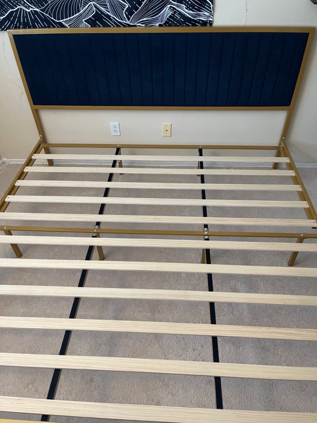 40/mo Finance HIFIT Bed Frame Queen Size, Queen Bed Frame with