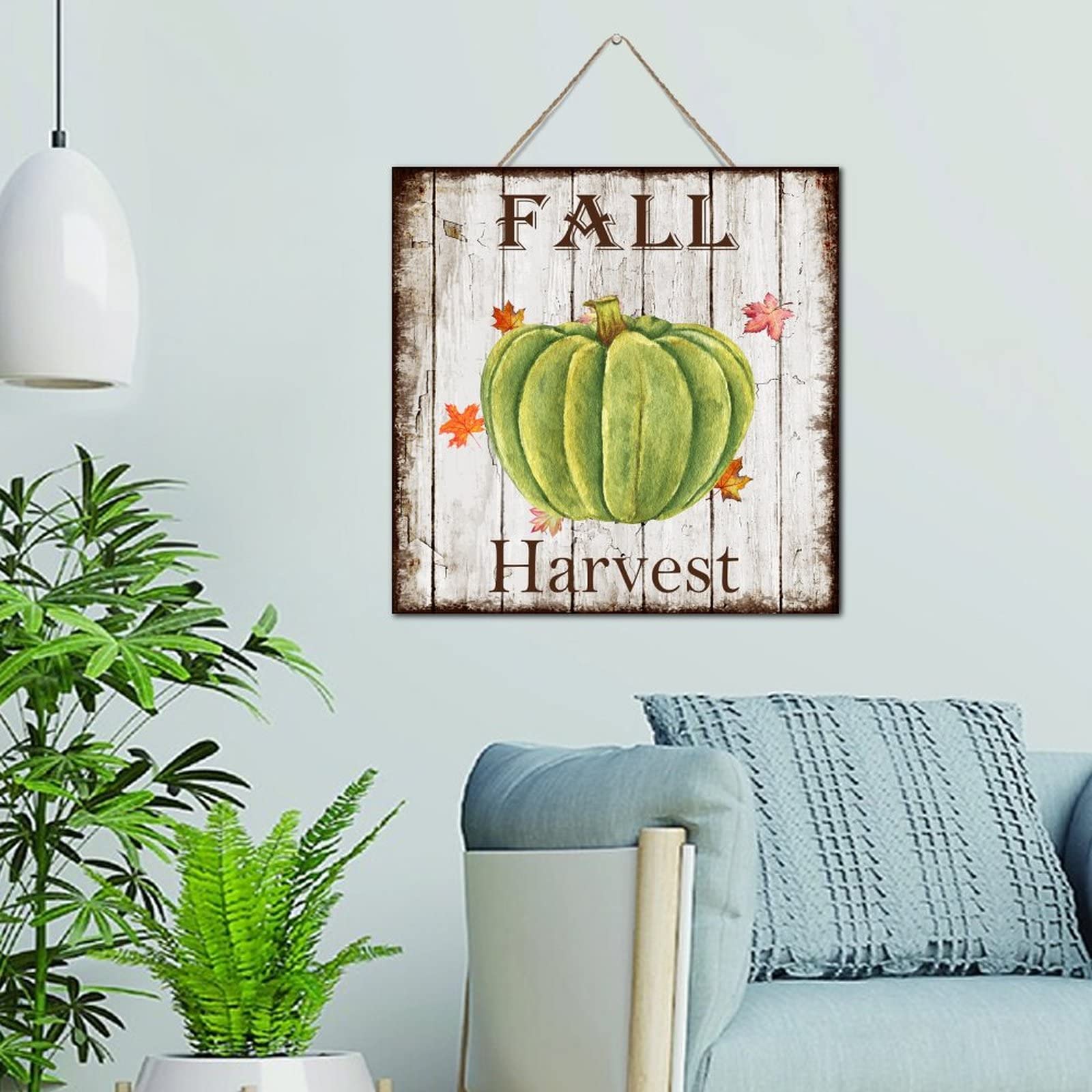 Panneau en bois vieilli déco murale maison 30 cm