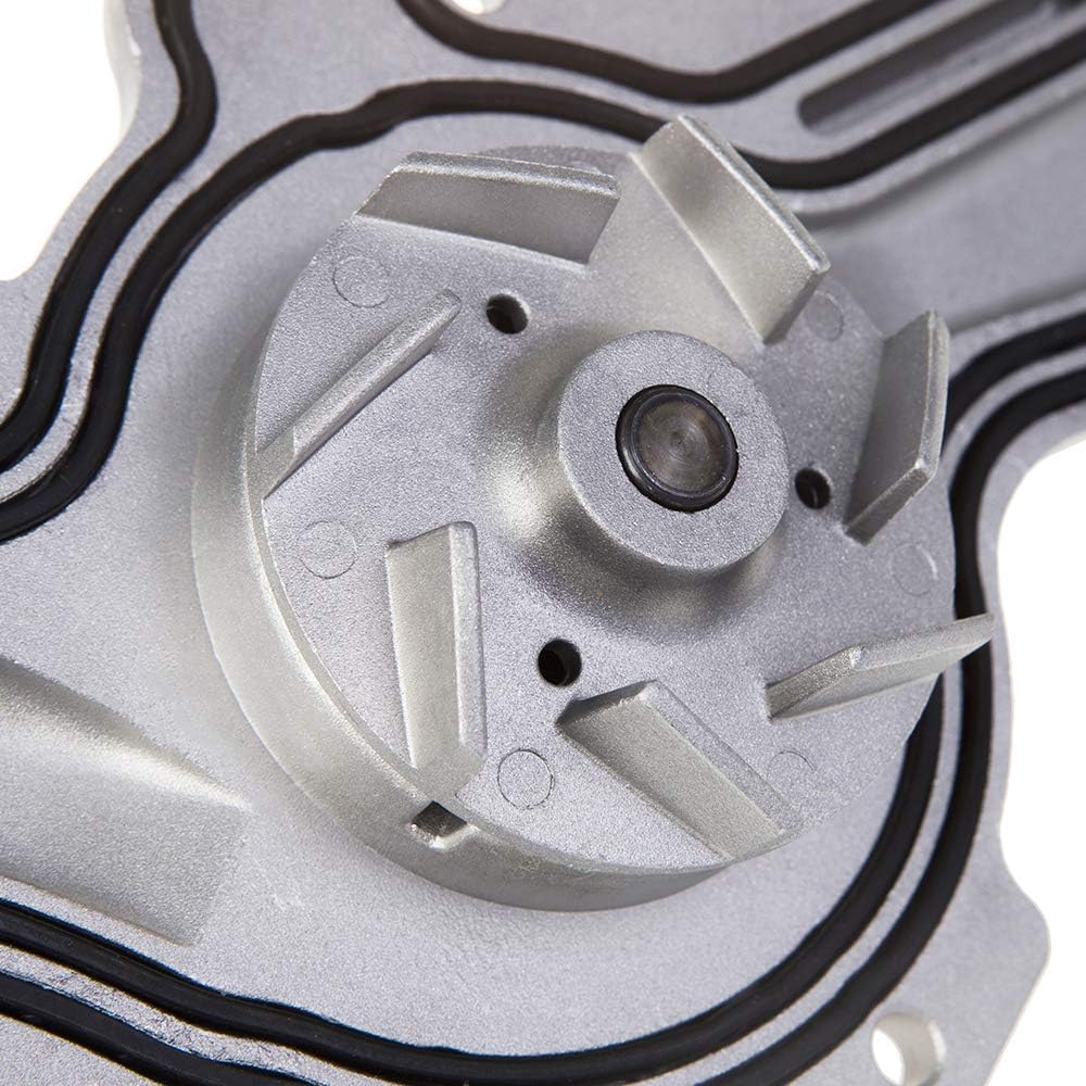 IRONTREE AW6023 Professional Water Pump Kit with Gasket for 07-12 Ford Edge Fusion Taurus Flex, 08-11 Mazda 6 CX-9, 07-12 Lincoln MKZ MKX MKS MKT, 08-09 Mercury Sable, 3.5L 3.7L V6 Engine
