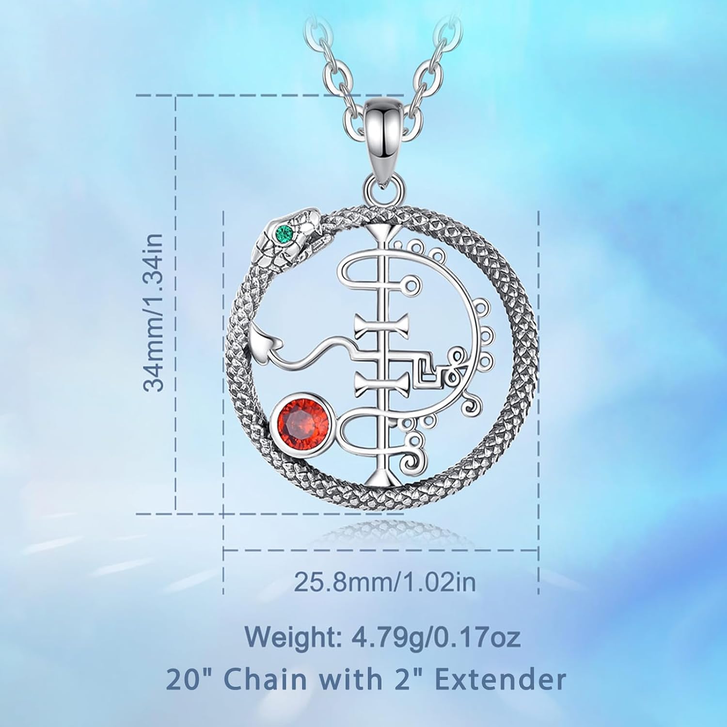 INFUSEU Mystical Hecate Triple Moon Goddess Necklaces, Divine Feminine Protection Gifts - Image 6