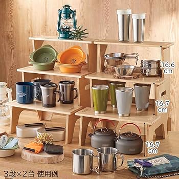 ひなたオーダー／テーブル・棚 ひなたオーダー／テーブル・棚 ひな段シェルフ ストア