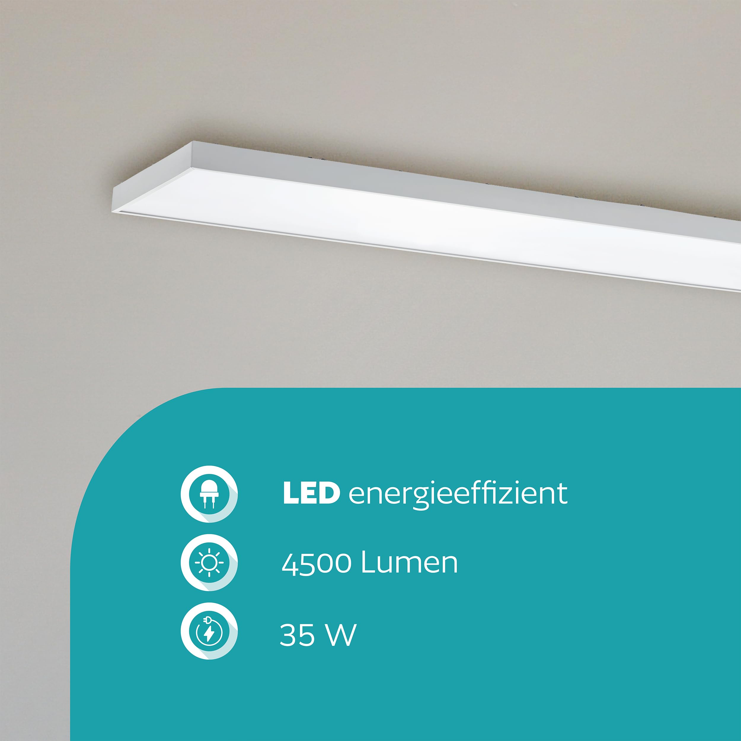 EGLO LED plafondlamp Bottazzo, plafondlamp 100x25 cm, paneel ultraplat