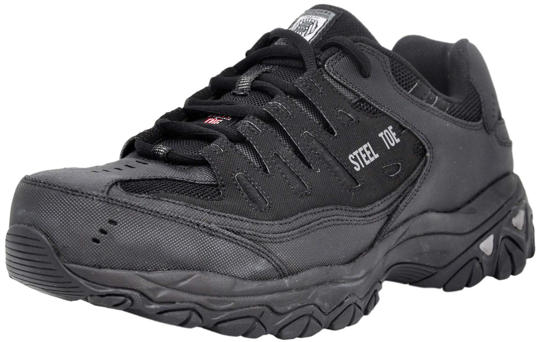 f688044KF2477Hシ-トレッカ Ｌ/bk Amazon.com: Skechers Men Cankton Athletic Steel Toe Work