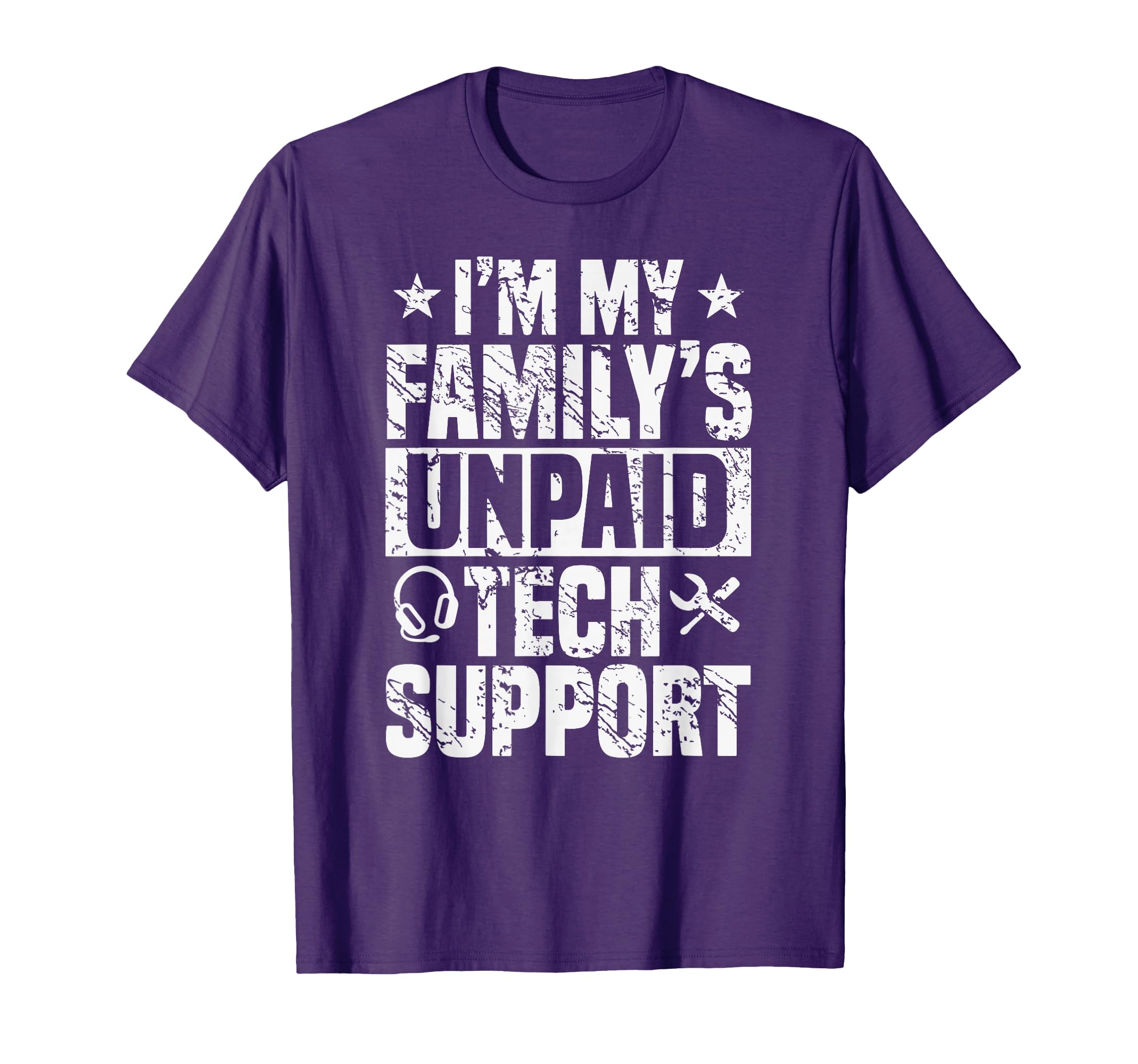 I'm My Family's Unpaid Tech Support Funny Computer Engineer T-Shirt