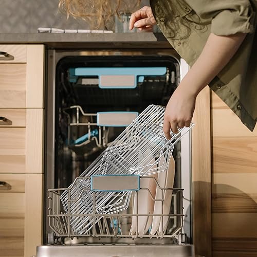 Miniatura 6 de TeamFar Estante de enfriamiento, estante de alambre de enfriamiento de acero inoxidable de 5 niveles para hornear, asar y cocinar, soldadura