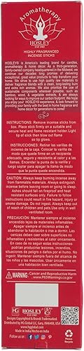 Miniatura 2 de Hosley Paquete de 120 varillas de incienso con fragancia de fresa, aromaterapia afrutada para relajación, combustión limpia, ingredientes naturales,