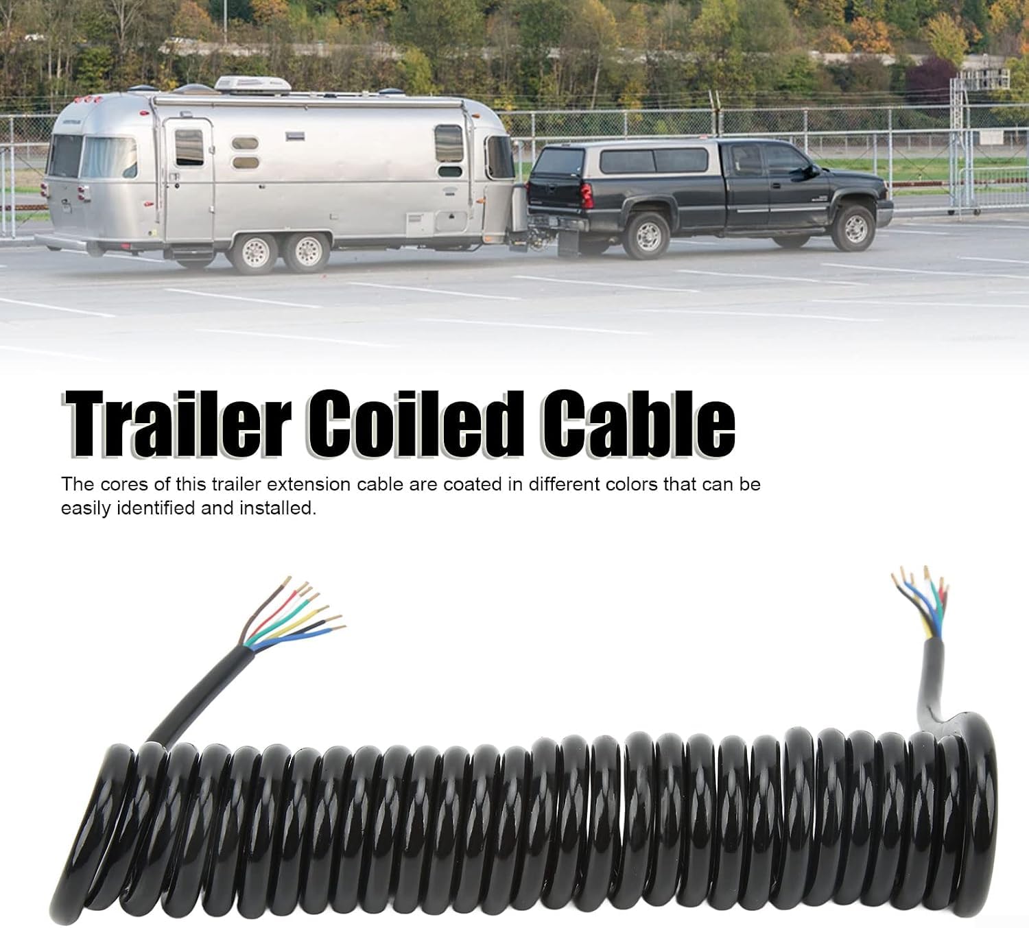 Hänger Adapter 13 zu 7 Pin Steckdose Wetterfest – Kompakter Anhänger Zubehör für KFZ(13 Pin)