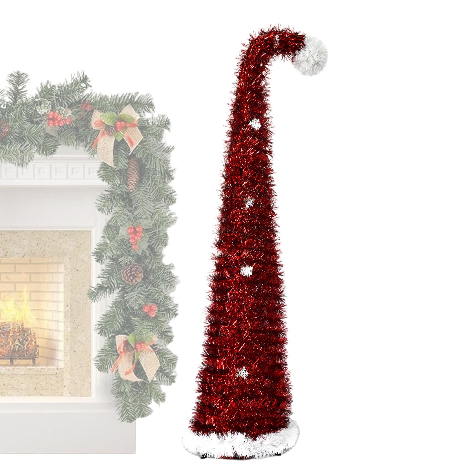 Albero di Natale 150 Cm Decorazione Retrattile A Mini Da Tavolo