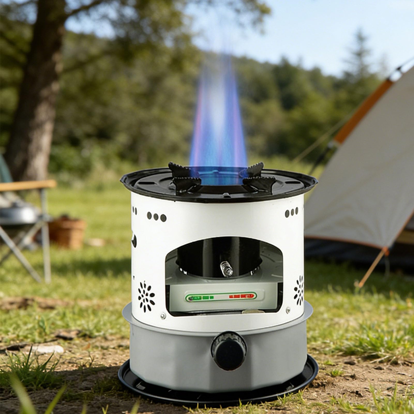 TOPINCN Kerosin-Heizung für den Innen- und Außenbereich, Tragbare Raumheizung, 5,2 L, Kerosinofen mit Verstellbarem aus Aluminiumlegierung, für Camping, Picknicks, Eisangeln, Zelte