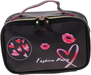 FOMIYES 1pc Striped Cosmetic Bag Portable Toiletry Organizer for Women Stylish Travel Storage Pouch for Cosmetics Skincare and and Travel Use