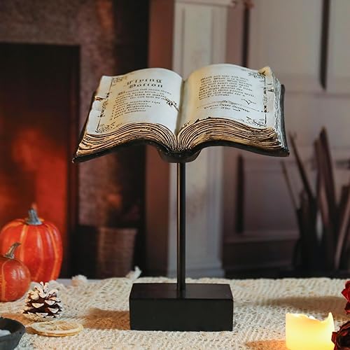 Resin Spellbook Tabletop Halloween Decoration Small Decorative Book Fireplace Decor