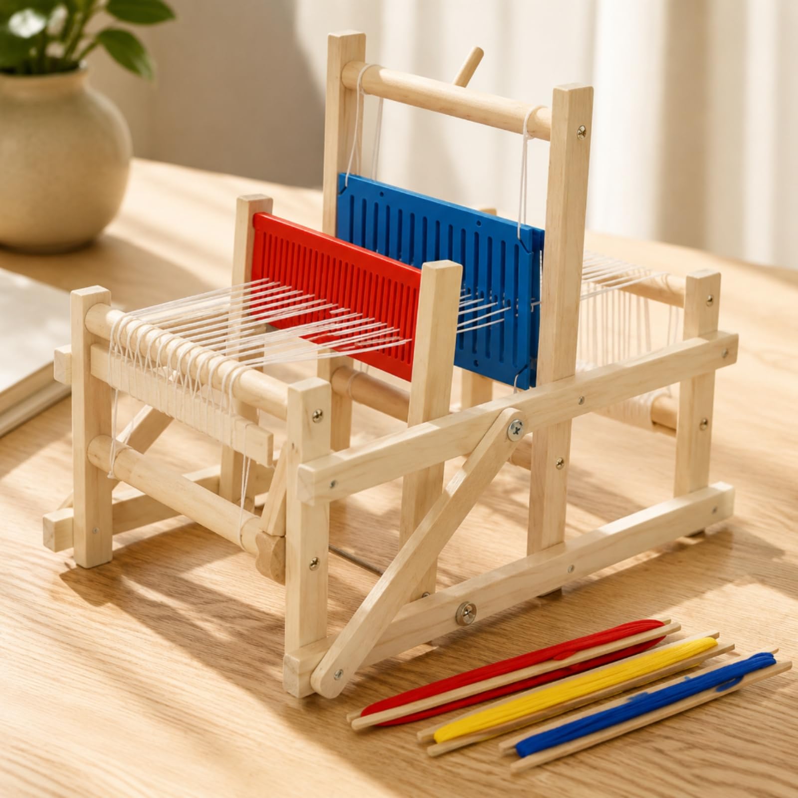 Artigianale in Legno Massello Giocattolo Educativo Resisn per Bambini, Progetti di ssitura da