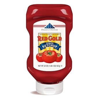Red Gold Tomato Ketchup, 20oz Bottle (Pack of 16)