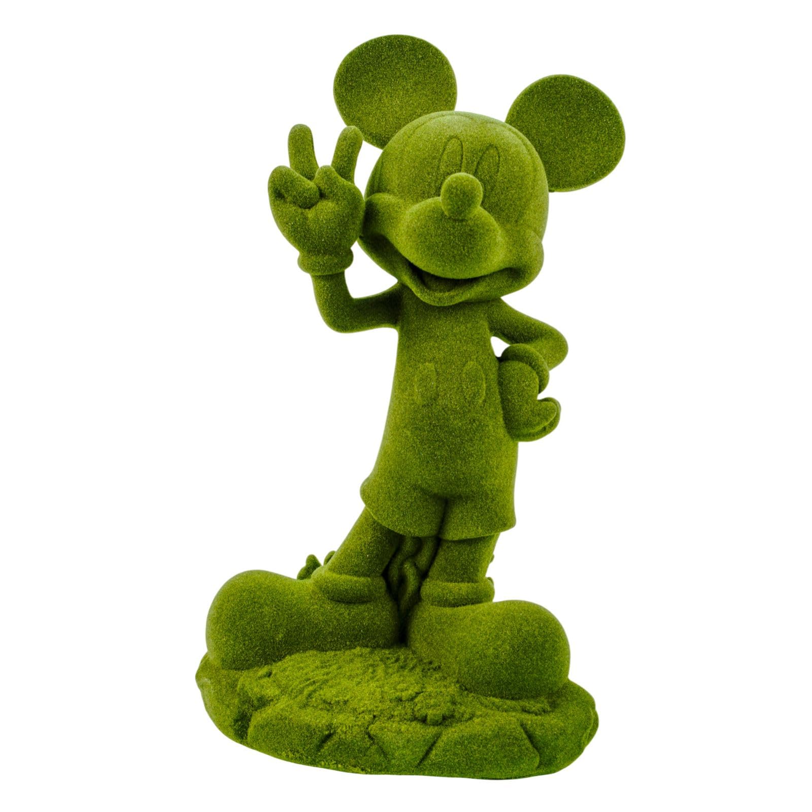 Mickey Mouse - Statuetta decorativa da giardino in poliresina, 20,5 cm, con licenza ufficiale, resistente alle intemperie, per giardino, balcone e soggiorno, elegante idea regalo