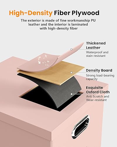 Vista 26 de Organizador de archivos en paquete de 2, caja archivadora portátil con tapa, compatible con carpetas tamaño carta/legal, organizador de documentos