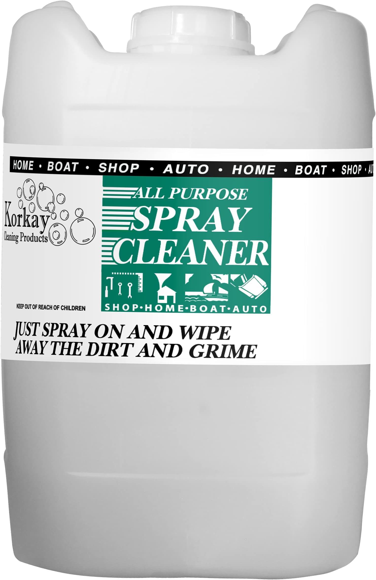 KorkayAll purpose spray cleaner - 5 gallon tote
