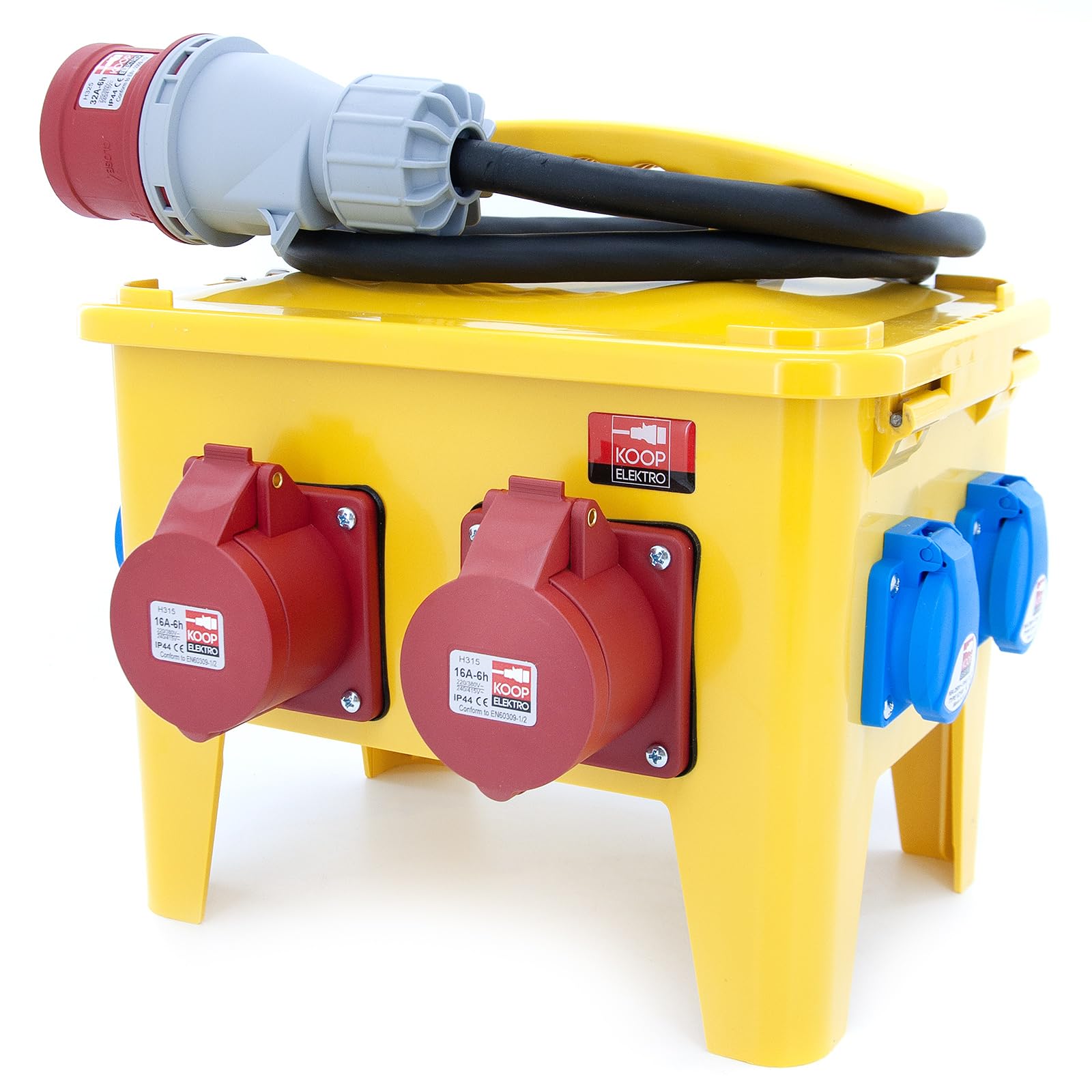 Baustellenverteiler IP44 mit FI/LS