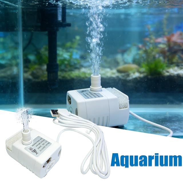 Foto 4 de 7 de 2 bombas de repuesto para fuente de agua para gatos con LED, ultrasilenciosa, con cable de 1,8 m