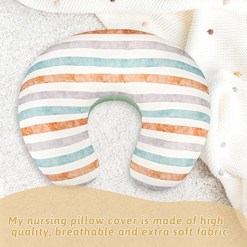 Miniatura 6 de TANOFAR Paquete de 1 funda de almohada de lactancia, fundas elásticas extraíbles para almohadas de lactancia, funda de almohada ultra suave para