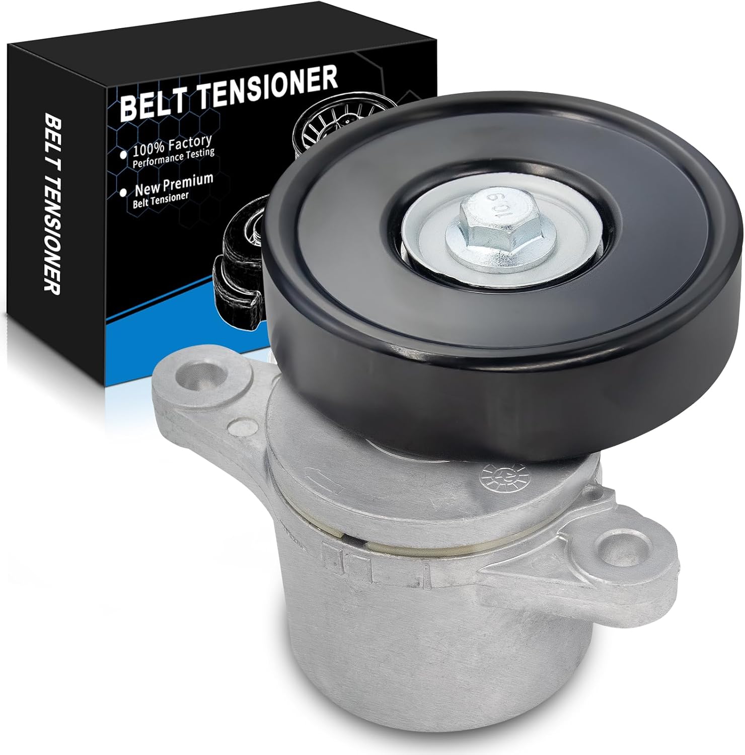 38156 Belt Tensioner Assembly with Pulley for:-Chevy Tracker 1999-2003 for:-Suzuki Aerio 2002-2007 Esteem 1999-2002, Sidekick 1996-1998, Vitara 1999-2003 1.8L 2.0L 2.3L OE# 1754077E00