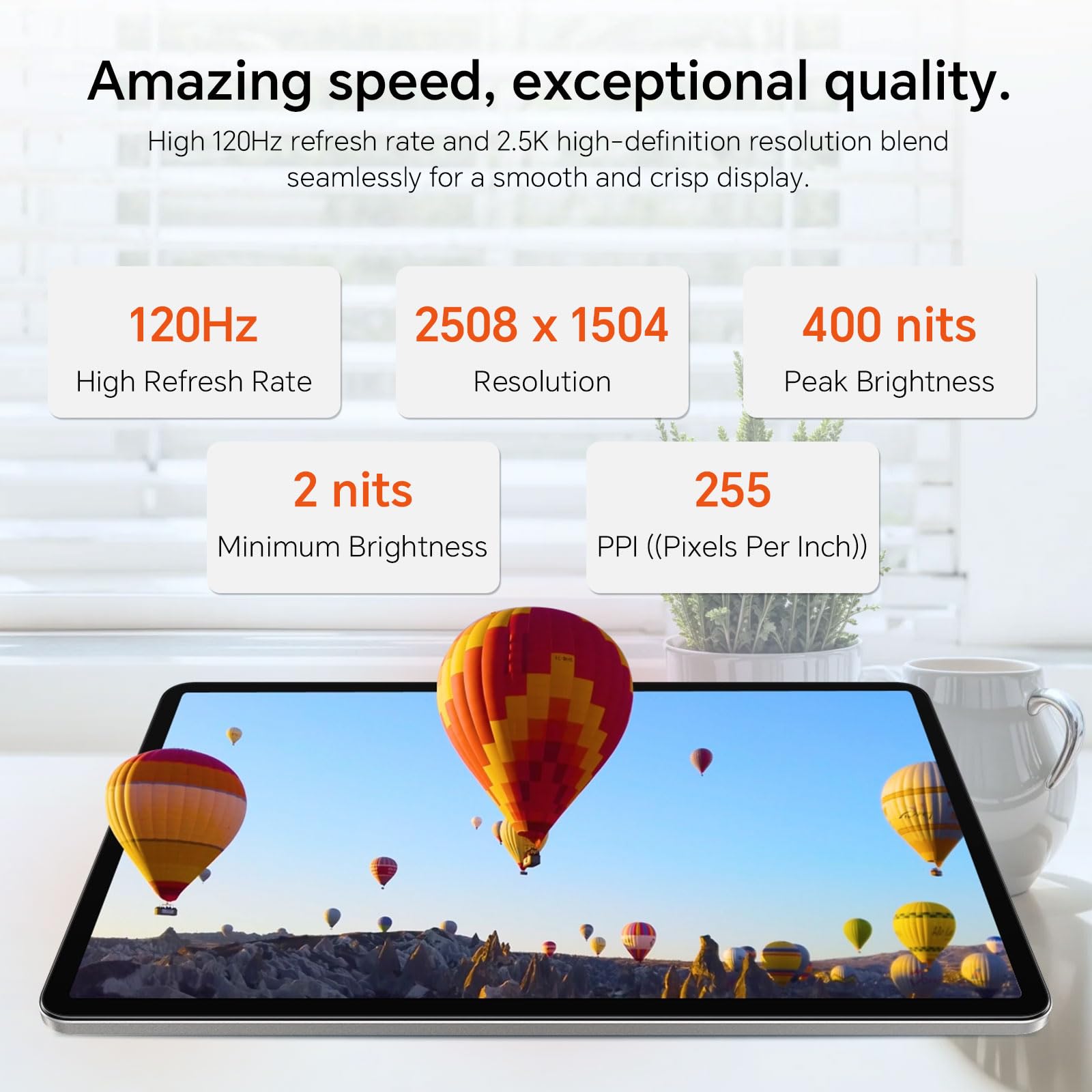 HONOR Pad X9A Tablet, 11.5" 120Hz Display, 6GB 128GB, Batteria 8300mAh, Qualcomm Snapdragon 685 a 6nm, Android 15, Quattro Altoparlanti, Progettazione Metallica, WiFi, Grigio