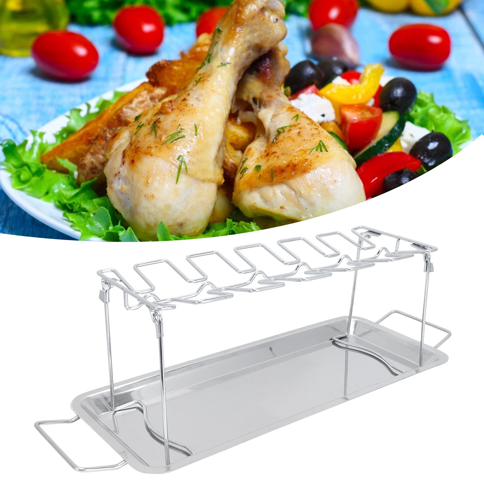 Cuisinart Hähnchenständer Aus Edelstahl – Praktischer Grillrost Für Ofen Und Grill, Spülmaschinengeeignet