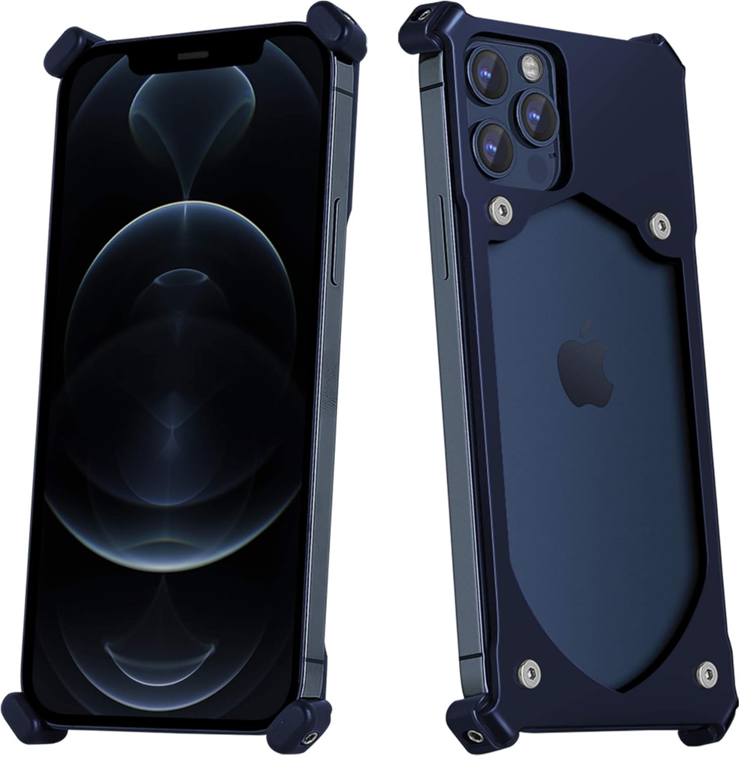 Get Special Price [iPhone 11 Pro Max] BeraShield Titanium Metal Slim Battery Case [Military Drop Tested, Lightweight, Naked Feel, Durable] Compatible with iPhone 11 Pro Max (Navy)