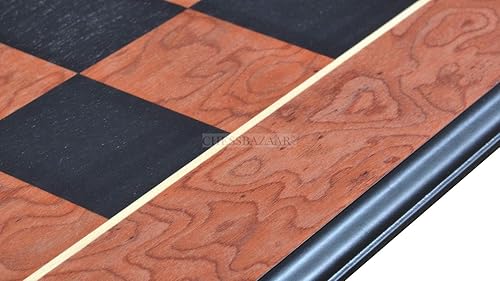 Miniatura 7 de CHESSBAZAAR Tablero de ajedrez español de 24 pulgadas | Acabado mate con bordes moldeados, cuadrado de 2.362 in | Juego de tablero de ajedrez