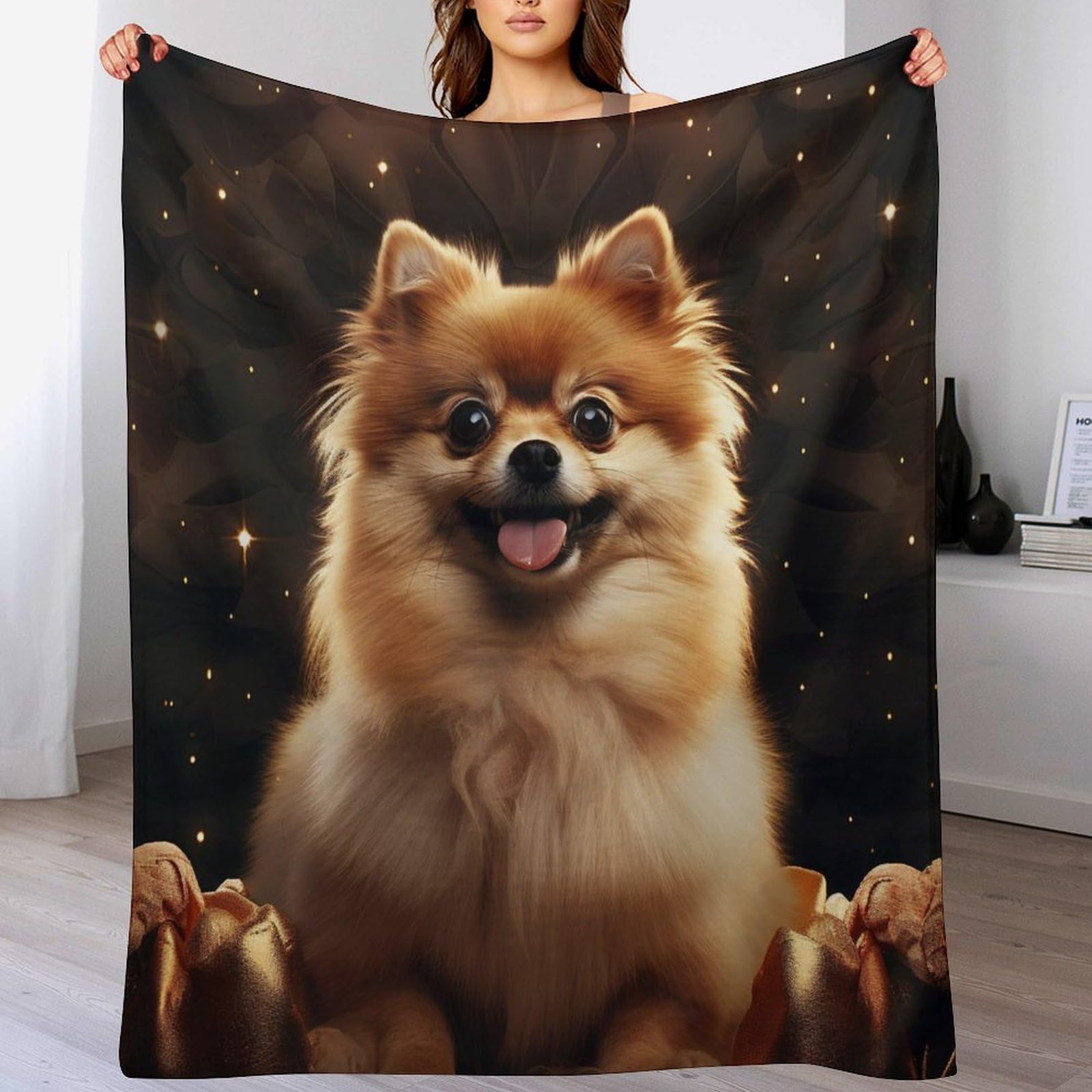 Couverture polaire chien douce pour protéger votre canapé et réchauffer votre lit