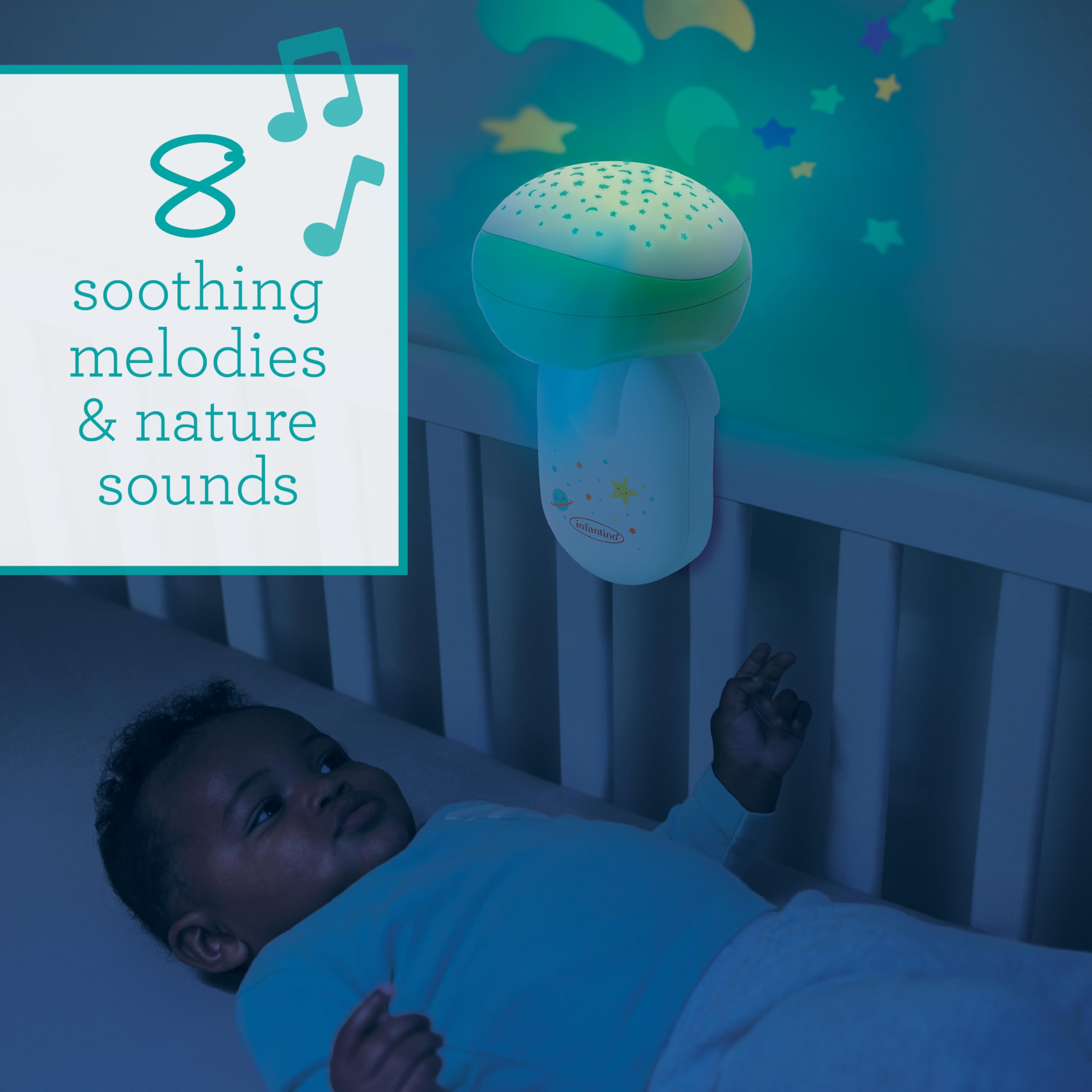 Infantino Projecteur musical mobile 3 en 1