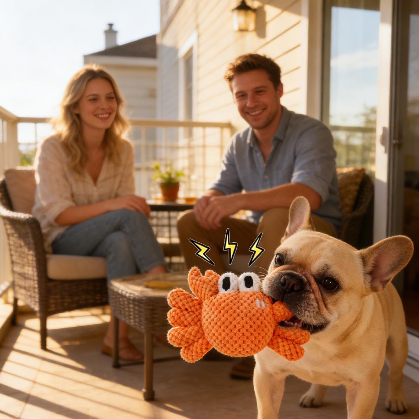 Generico Giocattoli Squeak per Cani Giochi da Masticare per Cuccioli e Cani | Giocattoli adatti a Cani che Mordono Aggressivamente Per Compleanno Natale Halloween di Riporto e Lancio
