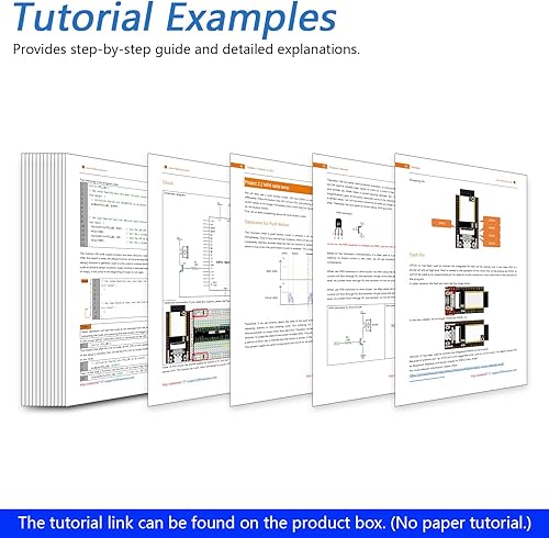 Miniatura 6 de Freenove Kit de inicio definitivo para ESP32 CAM (incluido), microcontrolador de doble núcleo de 32 bits a 240 MHz, cámara incorporada inalámbrica