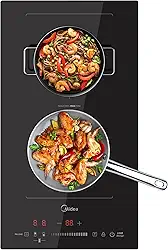 Midea COOKTOP 2 BOCAS DE INDUÇÃO BUILT IN FREEZONE