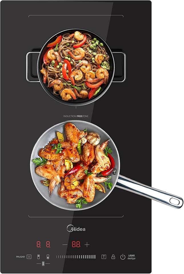 Midea COOKTOP 2 BOCAS DE INDUÇÃO BUILT IN FREEZONE