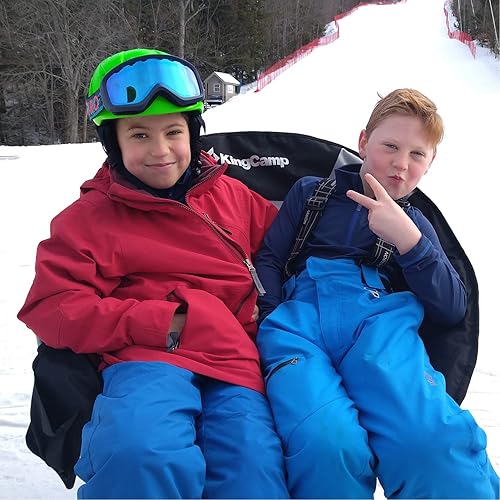 Miniatura 8 de Kingcamp Silla plegable portátil Luna de ocio estable cómoda para la pesca Patio fiestas Camping Playa Picnic, Azul