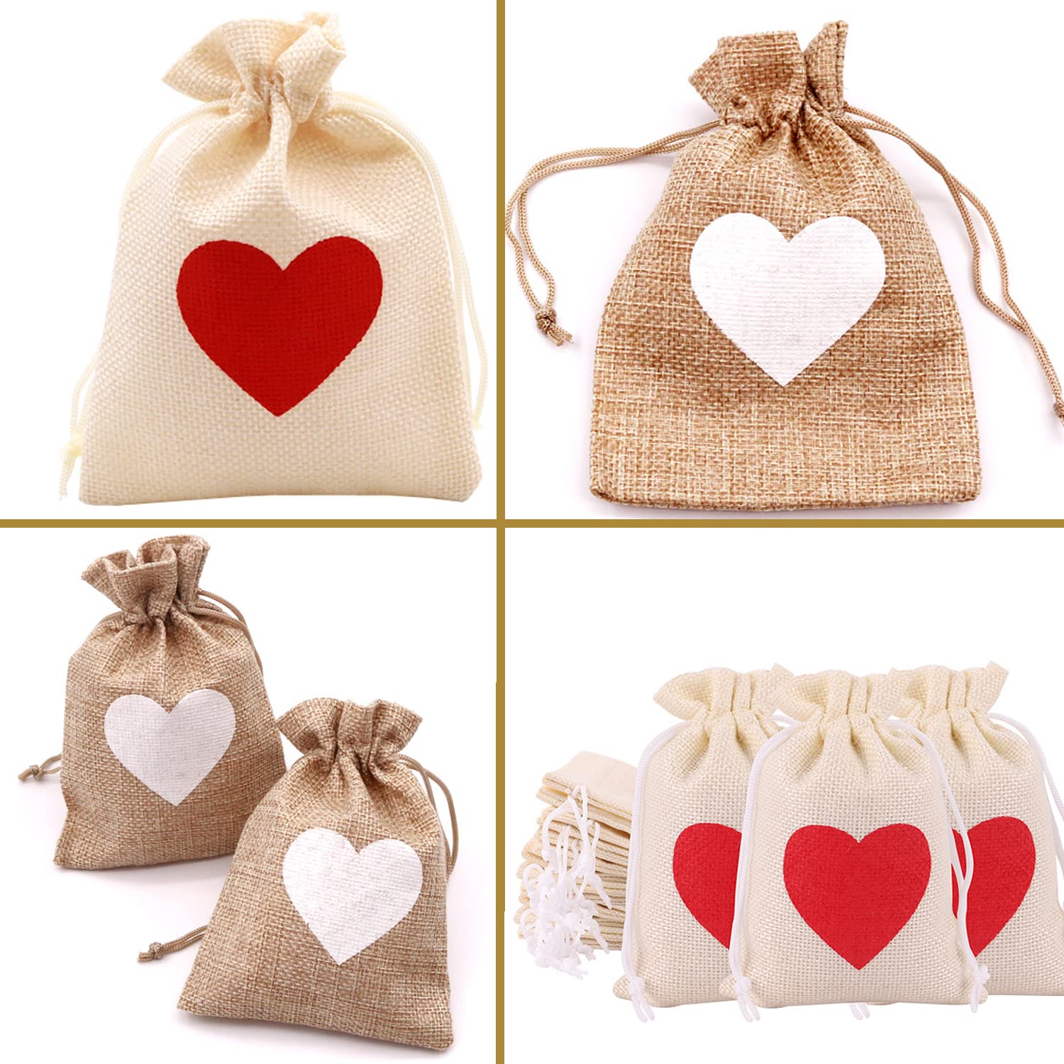 Amazon | Longbest 20枚セットクリスマス巾着袋 クリスマスラッピング