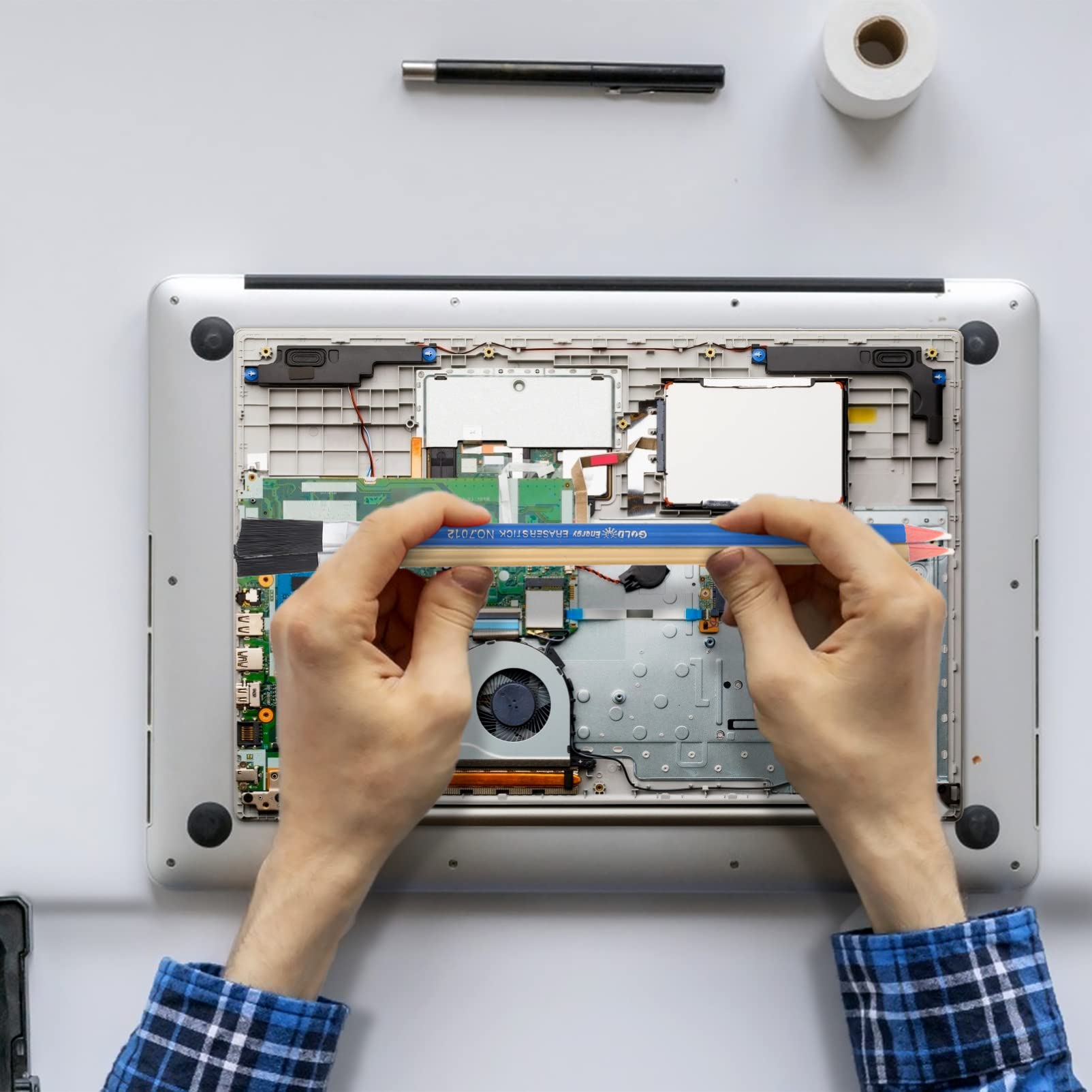 ARTIBETTER Useful Derusting Pen Cleaning Derusting Brush for Circuit Board Repair 4pcs