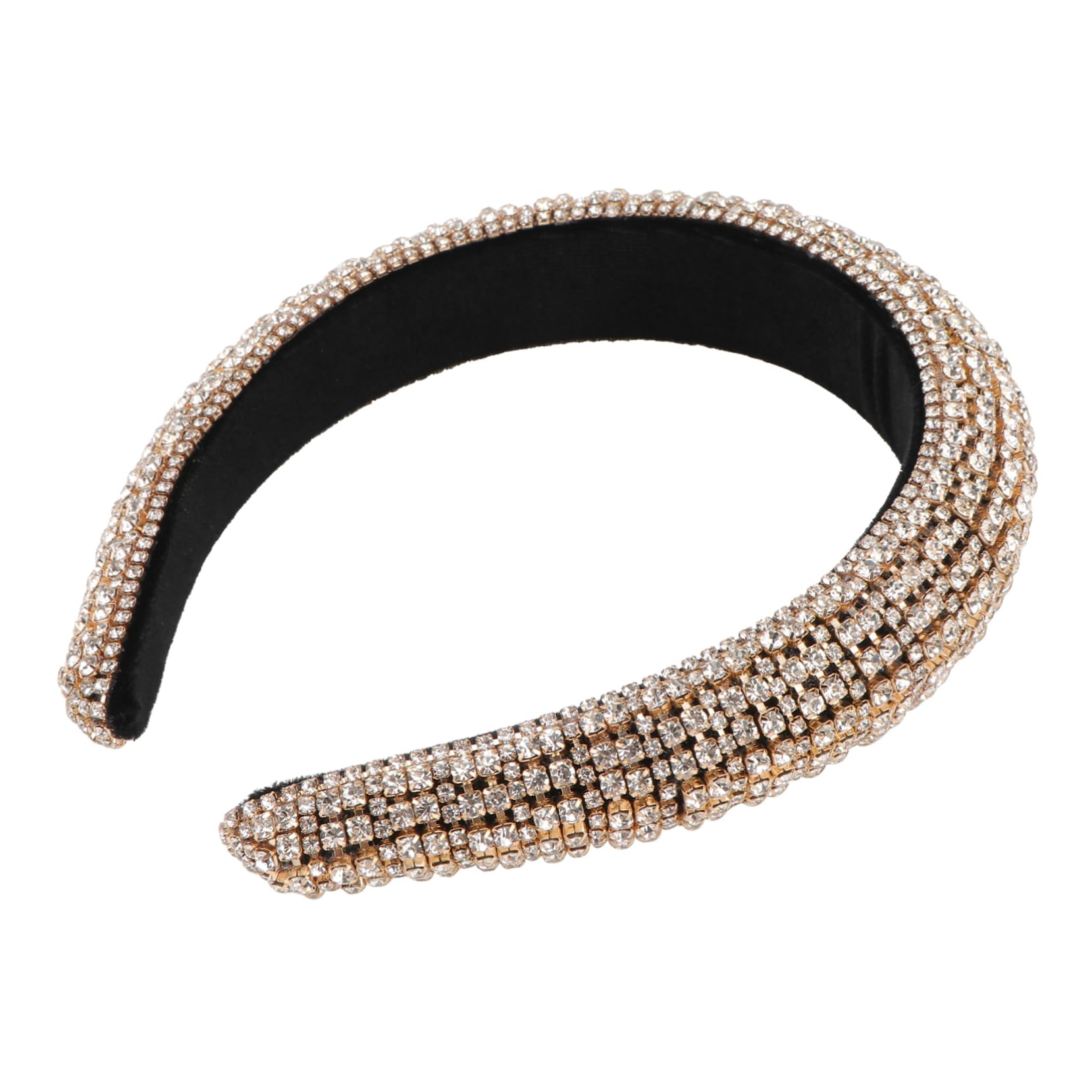 VALICLUD Fascia Per Capelli Cristalli Cerceotto Resistente Copricapo Strass Fascia Per Capelli Lucida Per Donna e Signora