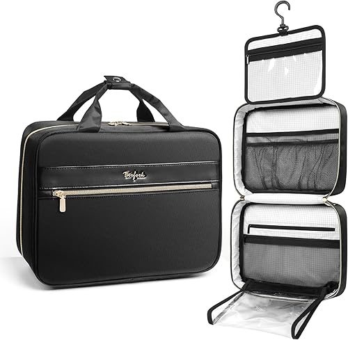 Neceser de viaje, bolsa de aseo colgante para mujeres y hombres, bolsa de maquillaje para cosméticos, bolsas grandes para artículos de aseo para