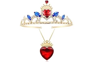 Evie Red Heart Necklace Descendants 3 Crown