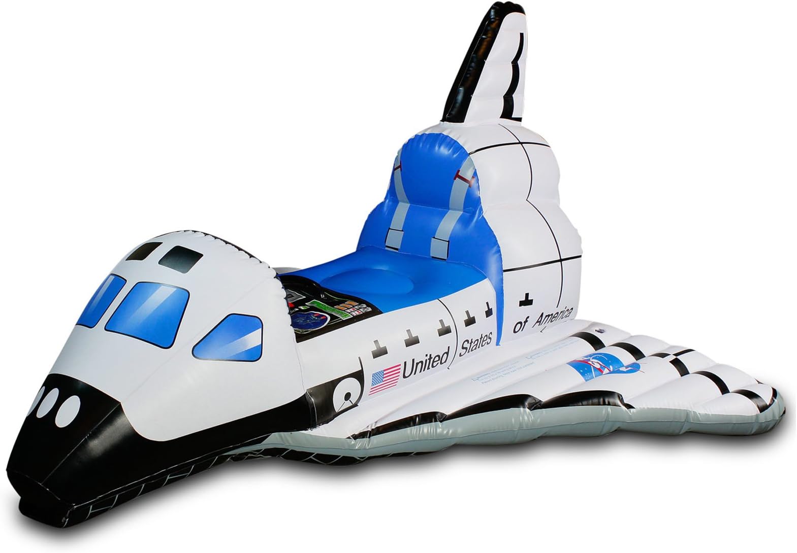 Aeromax Junior Space Explorer Inflatable Space Shuttle White, 3 And Up